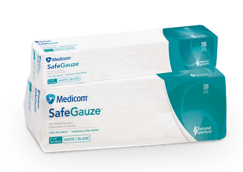 Gauze 4'x4'  4 Ply - Medciom..Non-Woven Sponge case of 2000..  #4544 - Gift Card - $5