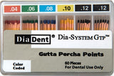 DIA-SYSTEM GTP.04 #20 Gutta Percha (Tulsa Profile GT) 60/box 142-604 - Diadent - Gift Card - $5